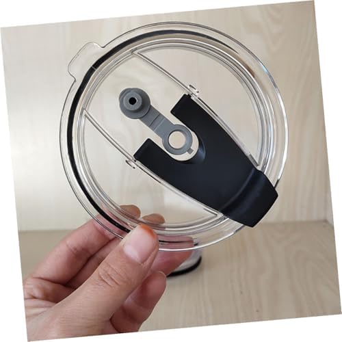 2 Stück Auslaufsichere Isolierbecherdeckel - Transparent für 20 und 30 oz Becher - Hitzebeständig - Perfekt für Reisen u