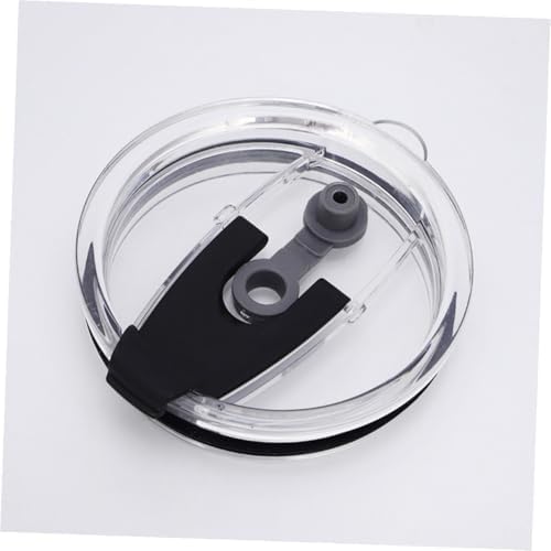 2 Stück Auslaufsichere Isolierbecherdeckel - Transparent für 20 und 30 oz Becher - Hitzebeständig - Perfekt für Reisen u