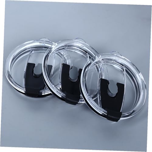 2 Stück Auslaufsichere Isolierbecherdeckel - Transparent für 20 und 30 oz Becher - Hitzebeständig - Perfekt für Reisen u